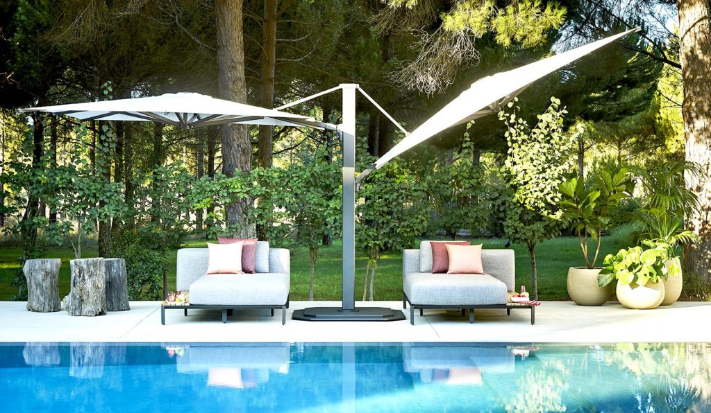 Skyline Design Mauroo Outdoor Lounge Set Pool Side View