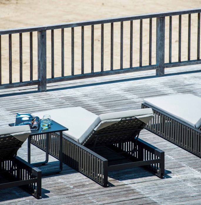 Horizon Sun Loungers with Horizon Composite side table