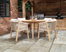 Roma 4 Seat Deluxe Dining Set on Patio