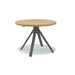 Skyline Design: The Venice 4 Seat Dining Set in Black Dining Table Round