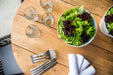 Skyline Design Bowline & Alaska 4 Seat Dining Set With Vegetable