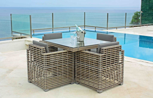 Skyline Design's Castries 4 seat Dining Set Sea View