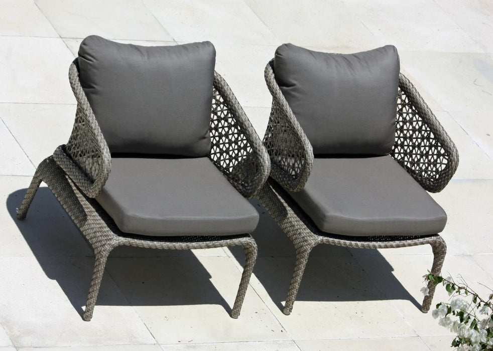 Skyline Design Journey Outdoor Lounge Set 2 Chairs