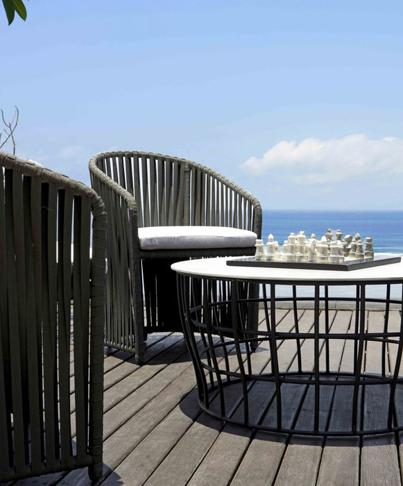 Milano Outdoor Lounge Set with Milano Armchairs & Optik Coffee Table