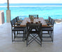 Skyline Design: The Venice 8 Seat Dining Set in Black Sea View