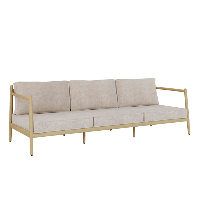 Noa 3 seat sofa on white background