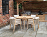 Roma 4 Seat Deluxe Dining Set