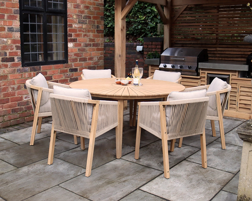 Roma 6 Seat Dining Set from Royalcraft