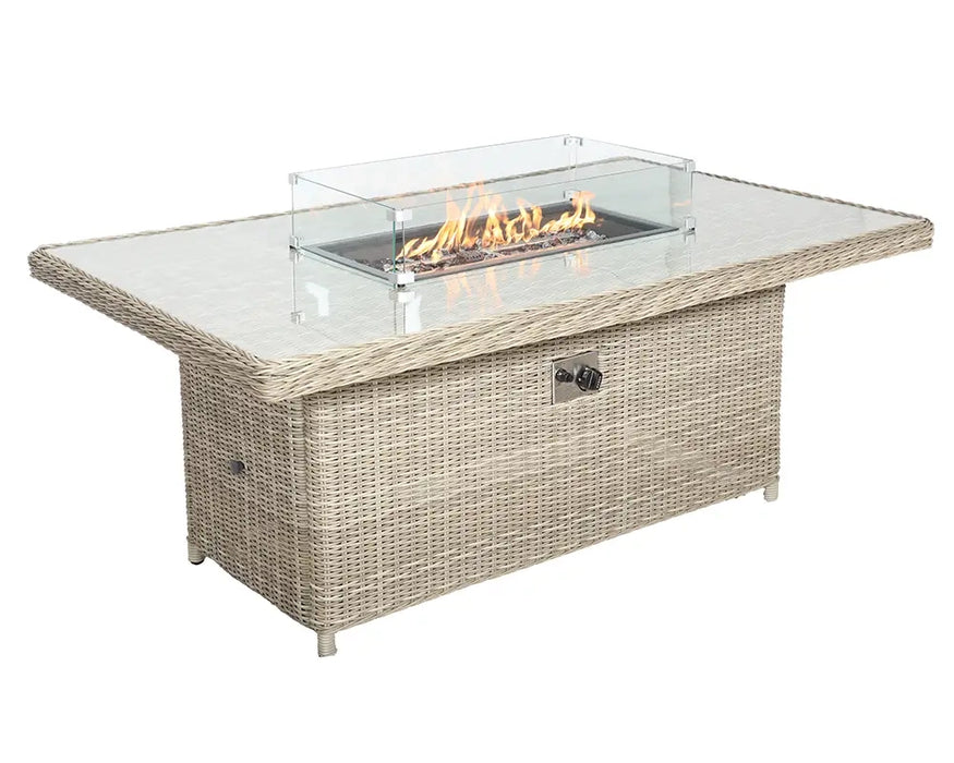 Wentworth Firepit Table on white background