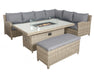 Wentworth Firepit Table Set on white background