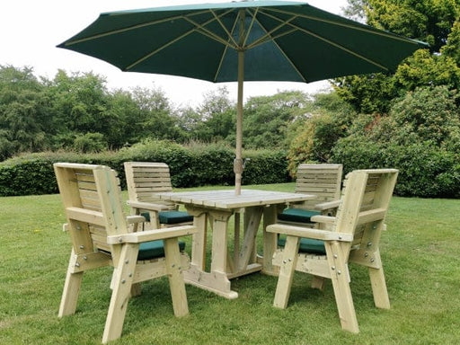 4 Seat wooden dining set