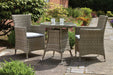 Wentworth 2 Seater Bistro Set on the patio