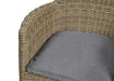 Carver Chair Rattan Weave Close-Up