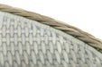 Wentworth table rattan weave close-up
