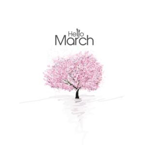 Hello March Painting
